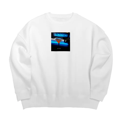 カクテル Big Crew Neck Sweatshirt