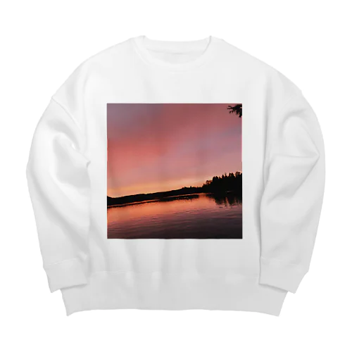 夕焼けこやけ Big Crew Neck Sweatshirt