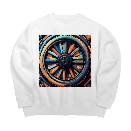 タイヤの回転 Big Crew Neck Sweatshirt