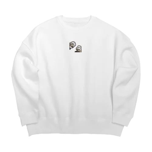 どっともぐら Big Crew Neck Sweatshirt