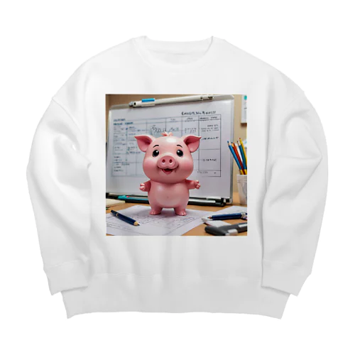 社内のぷろじぇくとのをするみにぶた報告進捗状況 Big Crew Neck Sweatshirt