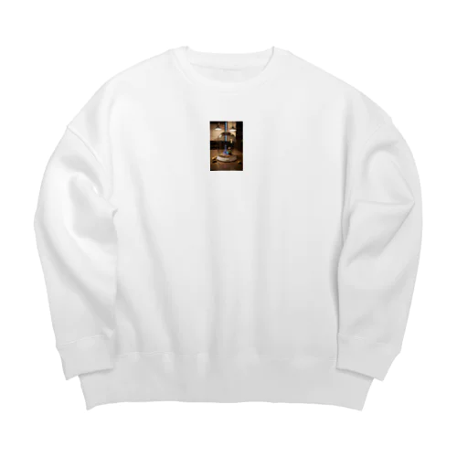 小さな世界の星空の冒険 Big Crew Neck Sweatshirt