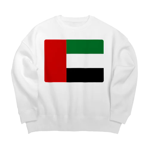 アラブ首長国連邦の国旗 Big Crew Neck Sweatshirt