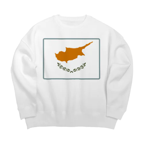 キプロスの国旗 ビッグシルエットスウェット