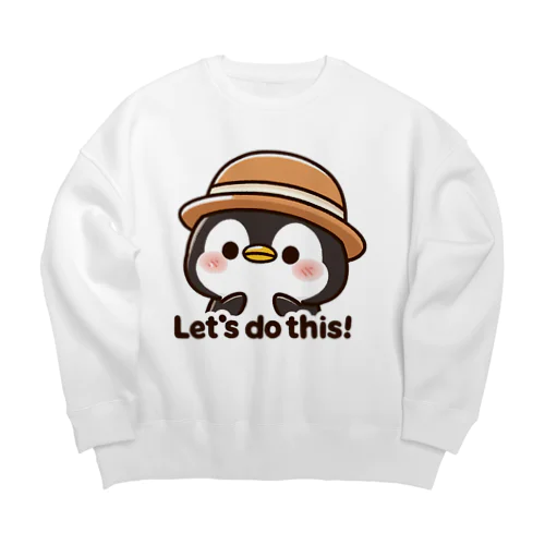 Lets do this penguin ビッグシルエットスウェット