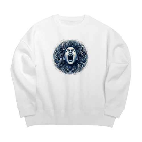 絶叫 Big Crew Neck Sweatshirt