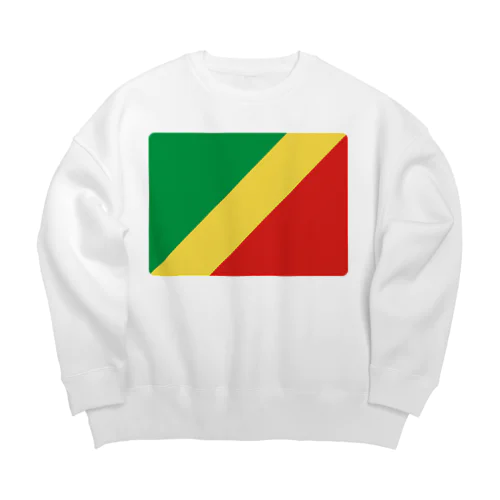 コンゴ共和国の国旗 Big Crew Neck Sweatshirt