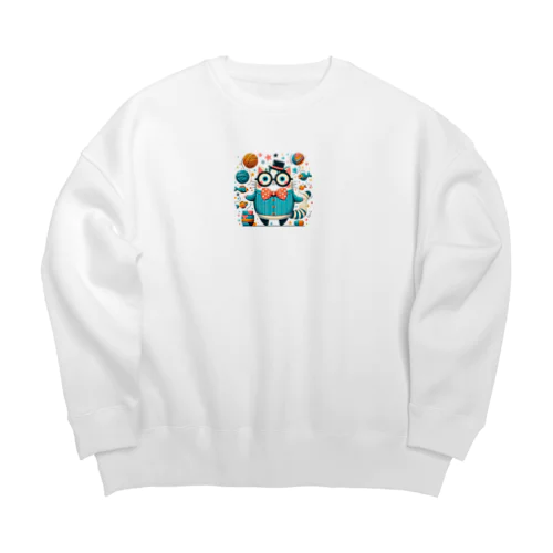 ぽりぽりん Big Crew Neck Sweatshirt