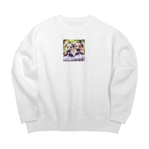 カワイイくまさんユニットがついにデビュー！ Big Crew Neck Sweatshirt