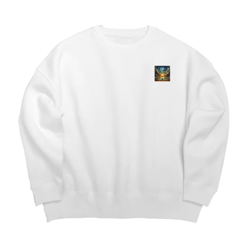 天気雨 Big Crew Neck Sweatshirt