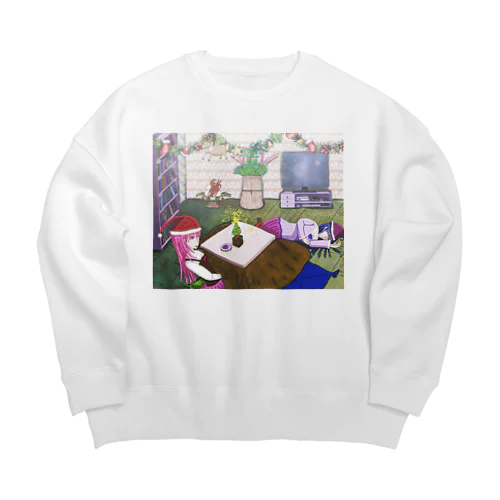 クリマ正月 Big Crew Neck Sweatshirt