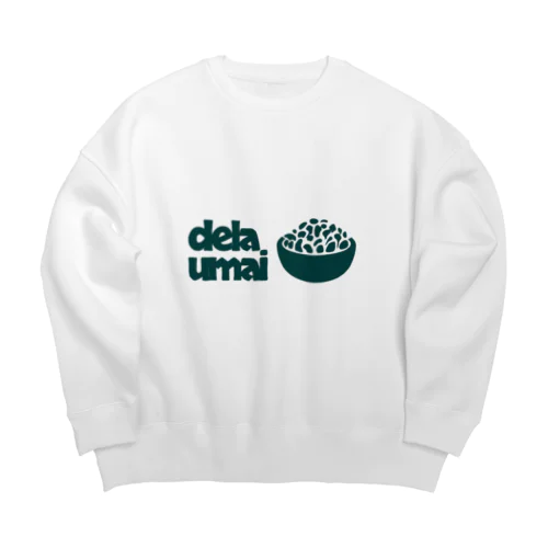 dela umai ライスTシャツ Big Crew Neck Sweatshirt