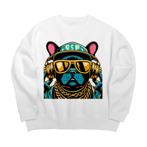 ラッパーフレンチブルドッグ Big Crew Neck Sweatshirt