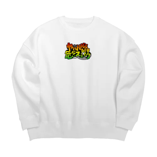 ヤバNICEDAY Big Crew Neck Sweatshirt