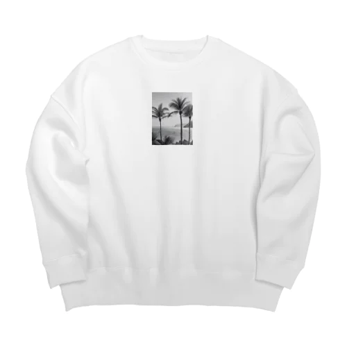 ヤシの木 Big Crew Neck Sweatshirt