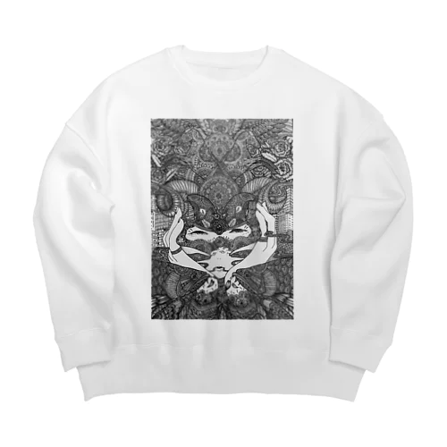 まだ夢の中 Big Crew Neck Sweatshirt