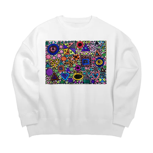 いづみのせかい Big Crew Neck Sweatshirt