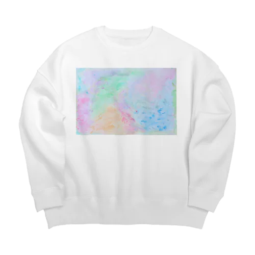 ヴィエルジュソムニウム(虹色の輝き) Big Crew Neck Sweatshirt