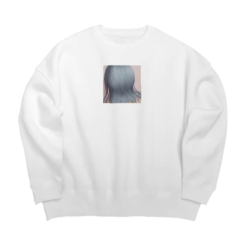 後ろ髪を引かれながら Big Crew Neck Sweatshirt