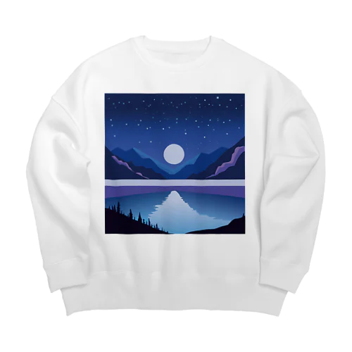 Midnight Lake Big Crew Neck Sweatshirt