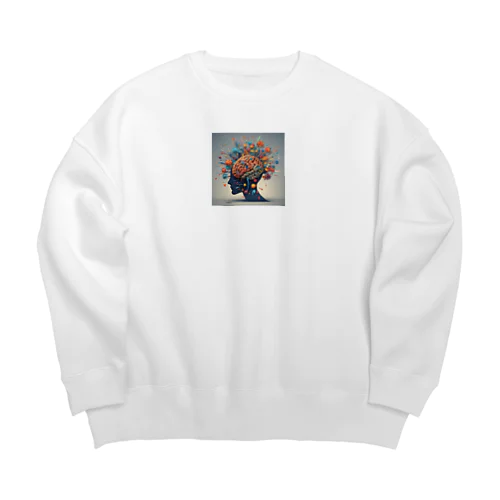 閃き沸騰 Big Crew Neck Sweatshirt