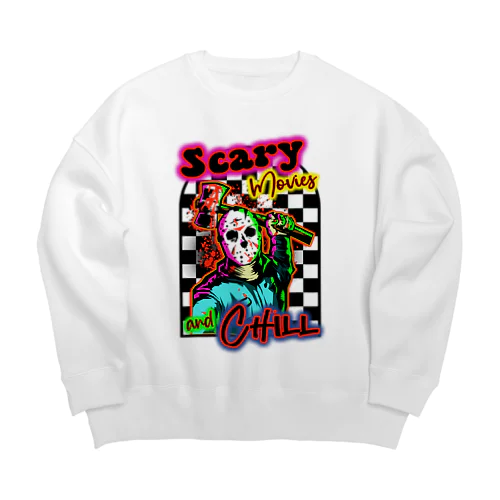 ホラーマニア Big Crew Neck Sweatshirt