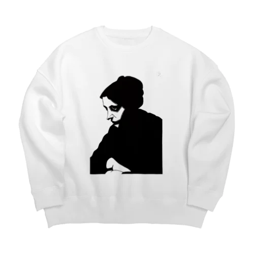 サミュエル・メスキータ「名もなき女性の肖像」 Big Crew Neck Sweatshirt