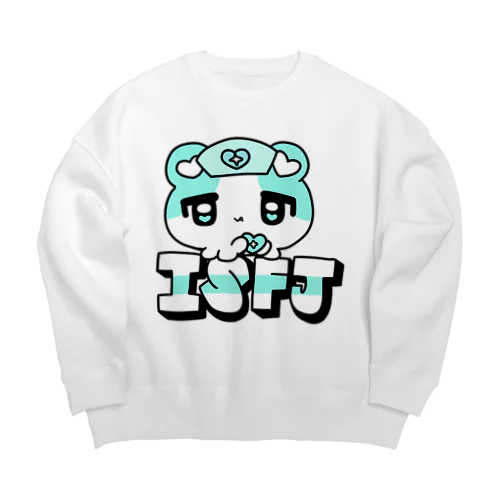 16性格タコちゃんず ISFJ Big Crew Neck Sweatshirt