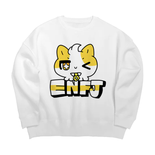 16性格タコちゃんず ENFJ Big Crew Neck Sweatshirt