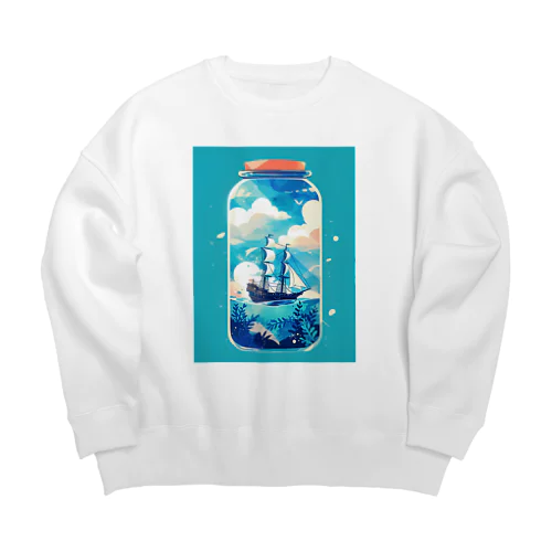 瓶の中の航海　なでしこ1478 Big Crew Neck Sweatshirt