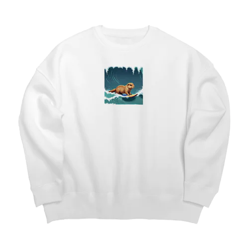 Surfin！プレーリードッグ Big Crew Neck Sweatshirt