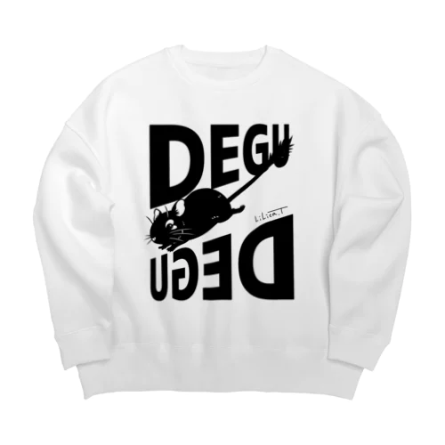 DEGUデグー Big Crew Neck Sweatshirt