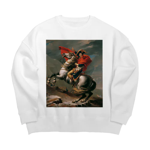 サン＝ベルナール峠を越えるボナパルト Big Crew Neck Sweatshirt