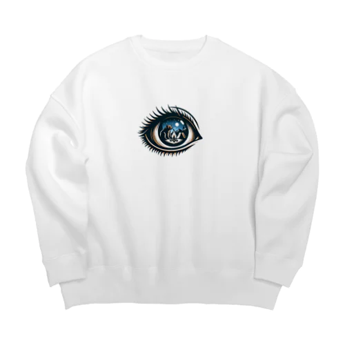 キャンプ熊シリーズ Big Crew Neck Sweatshirt