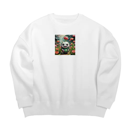 チューリップ妖怪　ファミラ Big Crew Neck Sweatshirt