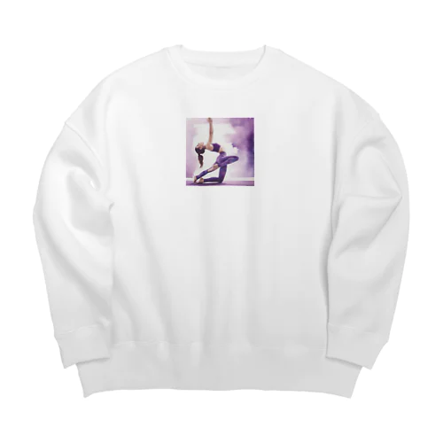 ヨガを極める美しさ Big Crew Neck Sweatshirt