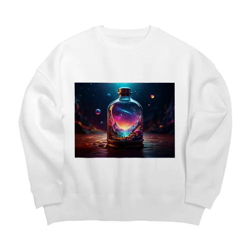 グラスの中の世界 Big Crew Neck Sweatshirt