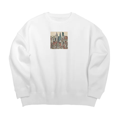 ニューヨーク的な Big Crew Neck Sweatshirt