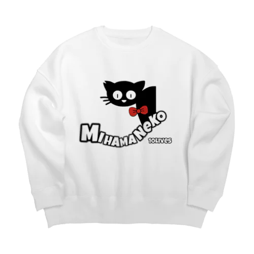 美浜ねこオリジナル Big Crew Neck Sweatshirt