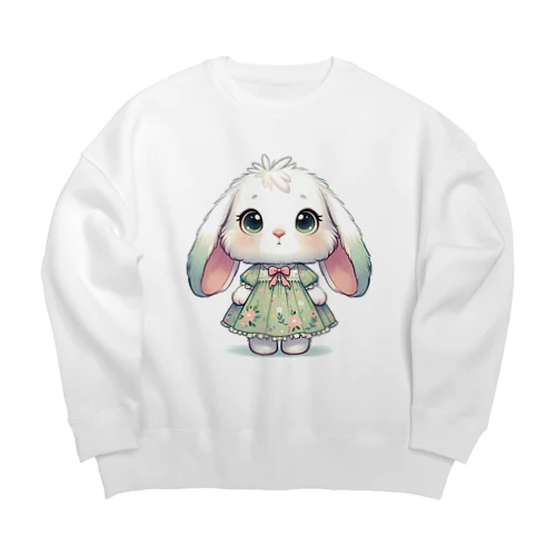 うさちゃん Big Crew Neck Sweatshirt