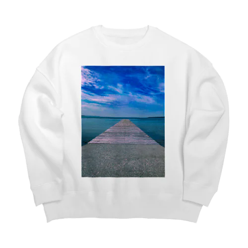 あめやの桟橋 Big Crew Neck Sweatshirt