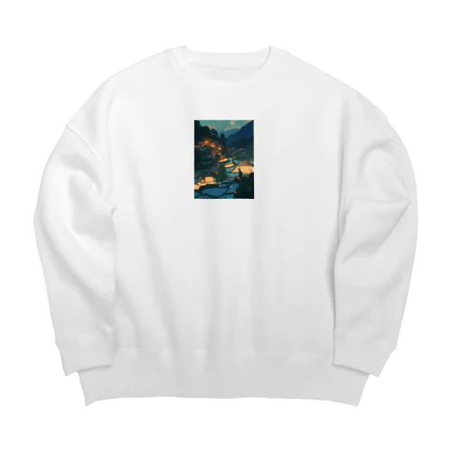 美しい日本の風景　Hime  2530 Big Crew Neck Sweatshirt