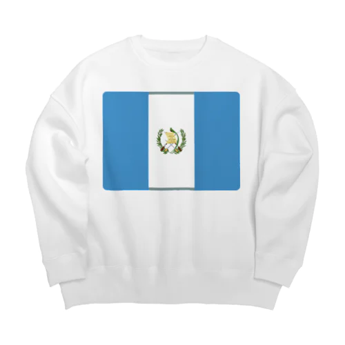 グアテマラの国旗 Big Crew Neck Sweatshirt