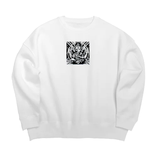 幾何学ガネーシャ Big Crew Neck Sweatshirt