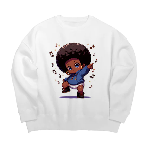 Baby-Ｂ Big Crew Neck Sweatshirt