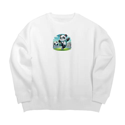 サッカーパンダ Big Crew Neck Sweatshirt