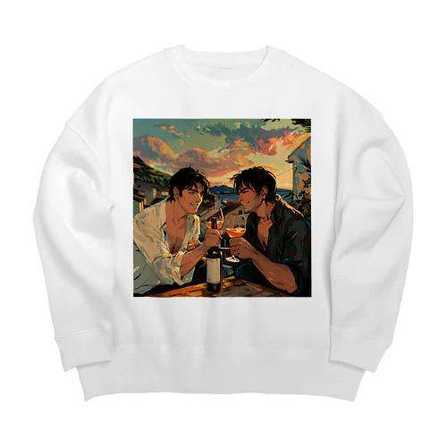 コルシカ島・ワインで乾杯　Tomoe bb 2712 Big Crew Neck Sweatshirt