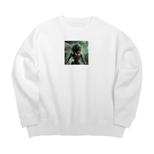 サイボーグ蝉 Big Crew Neck Sweatshirt