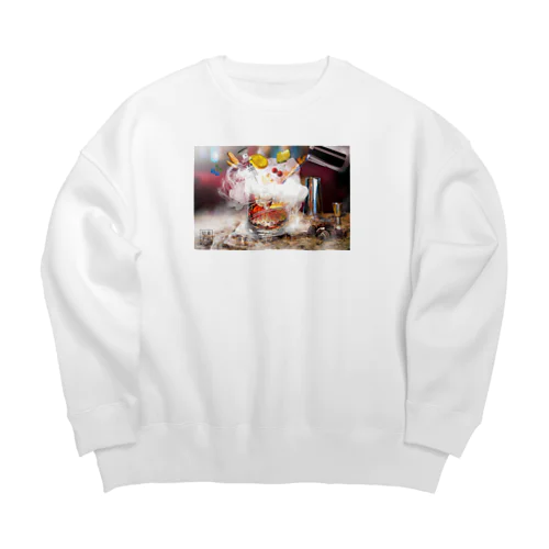 東京切子ロックグラス Big Crew Neck Sweatshirt