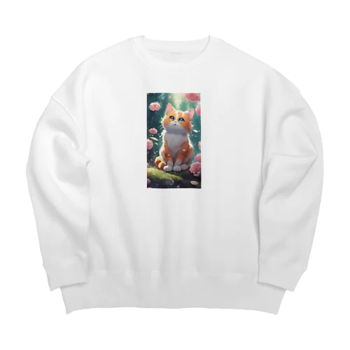 自然の神様 Big Crew Neck Sweatshirt